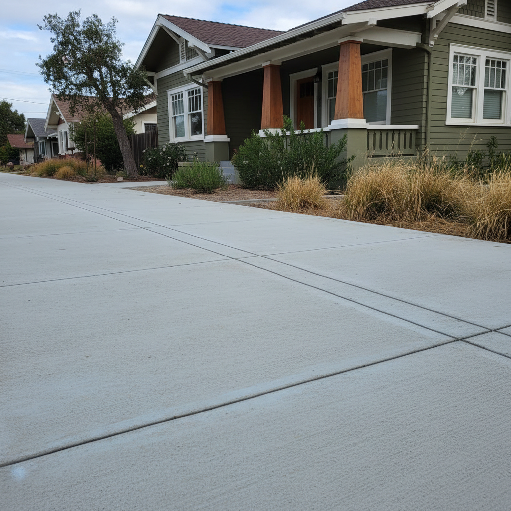Exposed Aggregate Concrete completed by Apex Concrete Solutions in Redwood City, CA